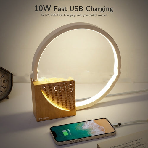 Bedside Lamp Touch Table Lamp With Natural Sounds, Desk Lamp With