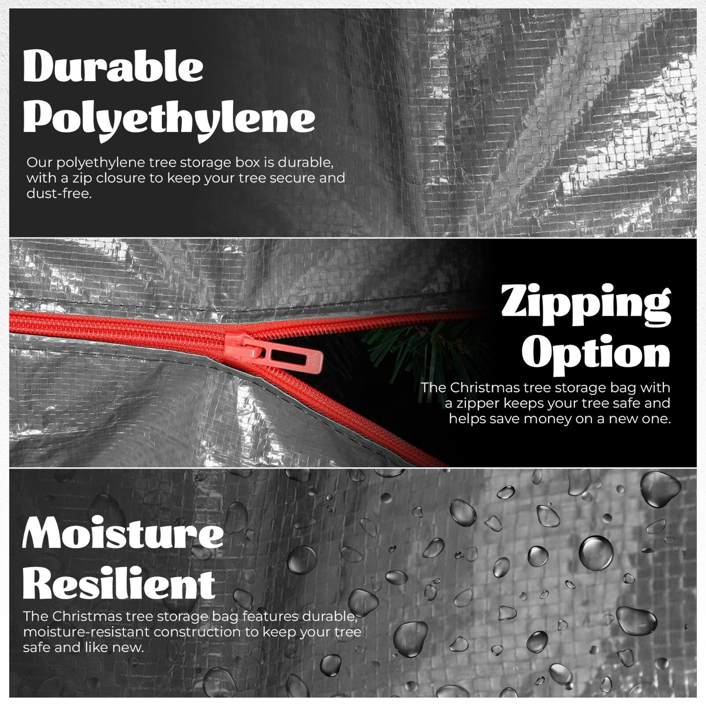 3FT-8FT Christmas Tree Pine Bushy Green Artificial Xmas Tree with Metal Stand UK