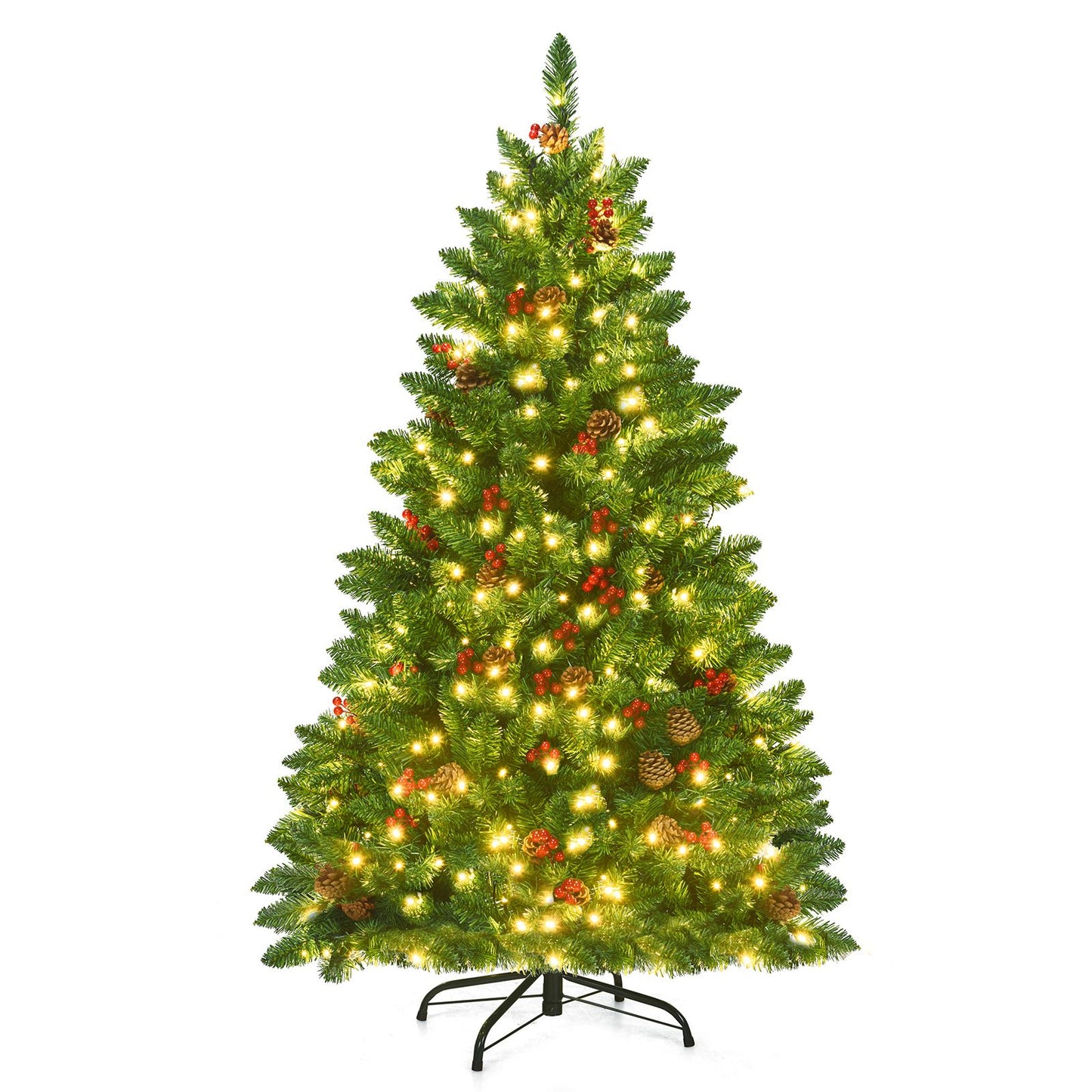 Artificial Christmas Tree 4.5FT Hinged Christmas Tree with 516 Branch Tips