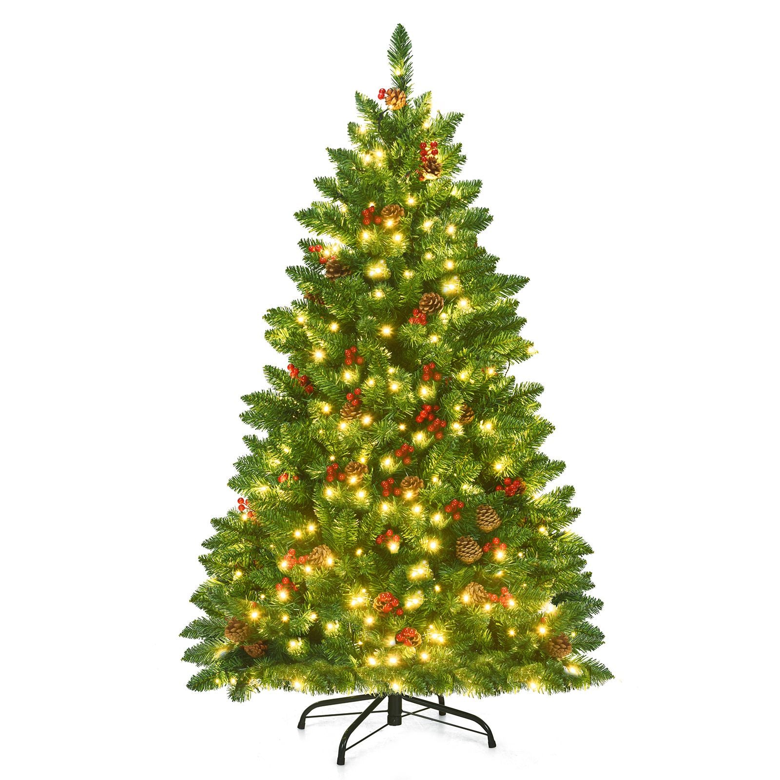 Artificial Christmas Tree 4.5FT Hinged Christmas Tree with 516 Branch Tips