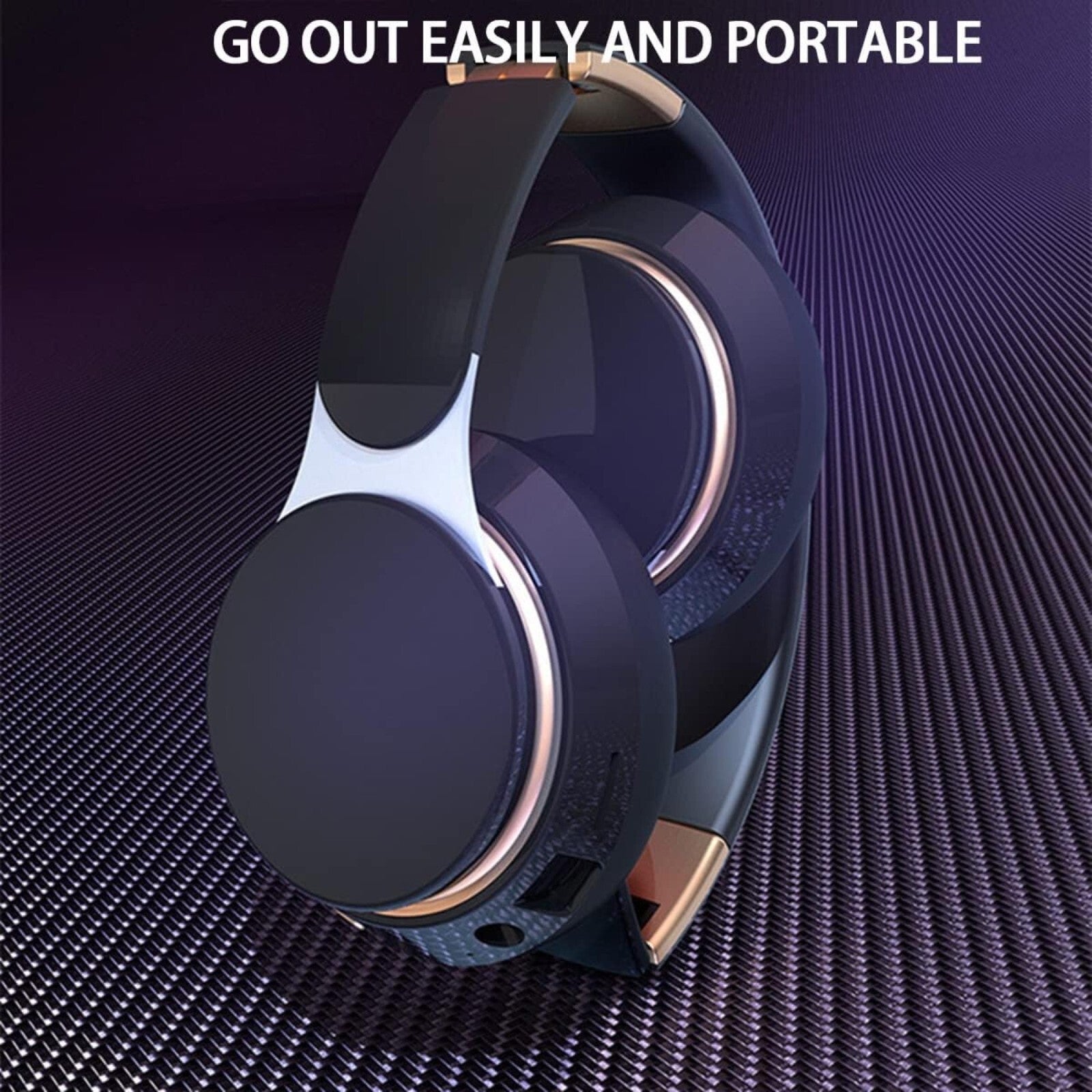 Powerful Bass Wireless over Ear Bluetooth 5.0 Headphones Deep Bass Headset