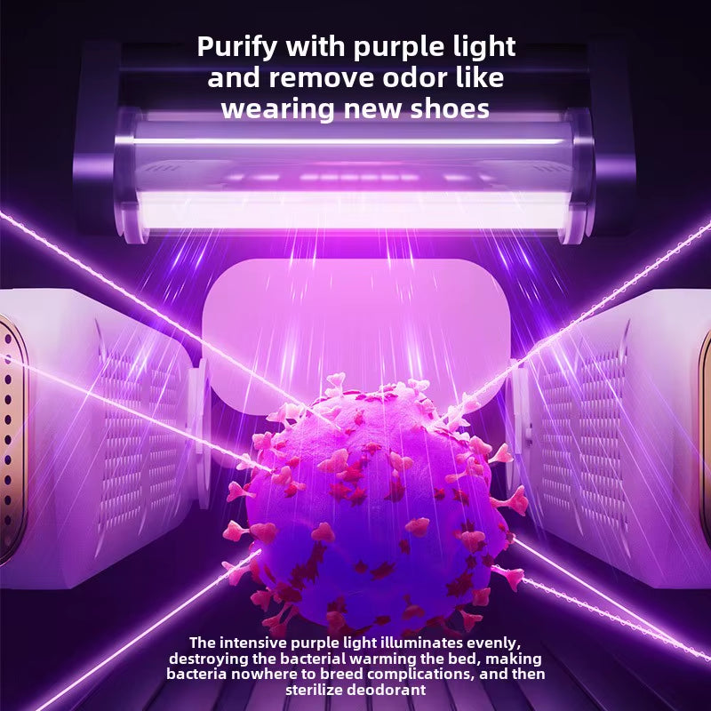 New Foldable Shoe Dryer Boot Dryer with Hot Air Circulation Boot Dryer Eliminate Bad Odor Timing Constant Temperature Shoe Dryer