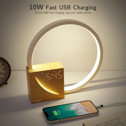 Bedside Lamp Touch Table Lamp With Natural Sounds, Desk Lamp With