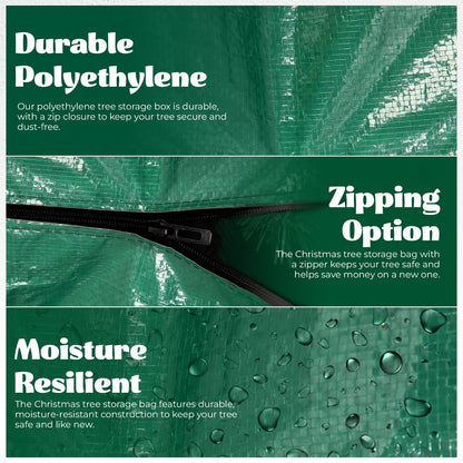 3FT-8FT Christmas Tree Pine Bushy Green Artificial Xmas Tree with Metal Stand UK