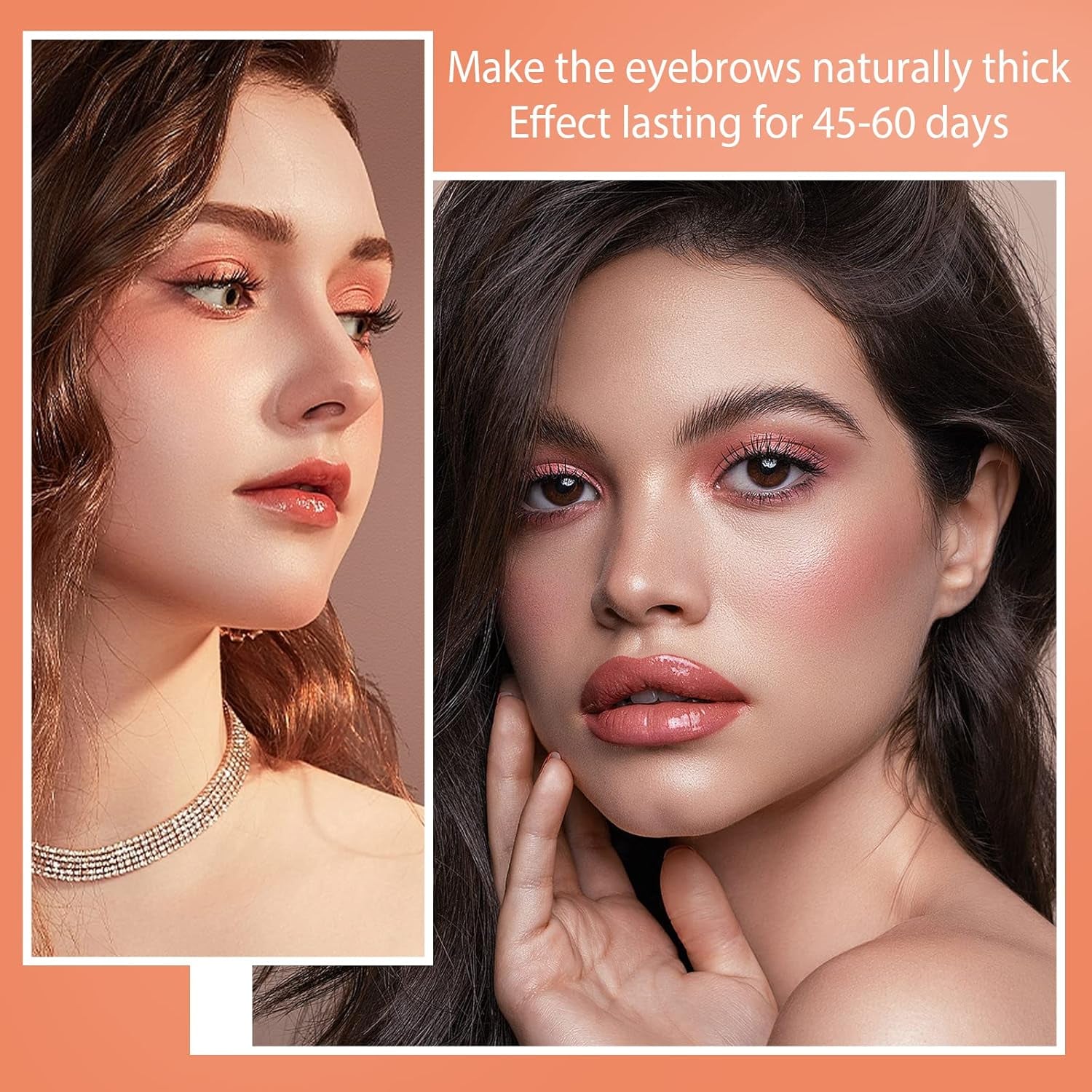 Eyebrow Lamination Kit,Professional Brow Lift Kit Premium Eyebrow Lift Kit Trendy Fuller Brow Look Semi-Permanent Tinting Make Brow Lifted Suitable Result Lasts 6 Weeks for Home Salon Makeup Use