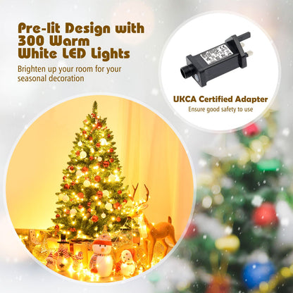 Artificial Christmas Tree 4.5FT Hinged Christmas Tree with 516 Branch Tips