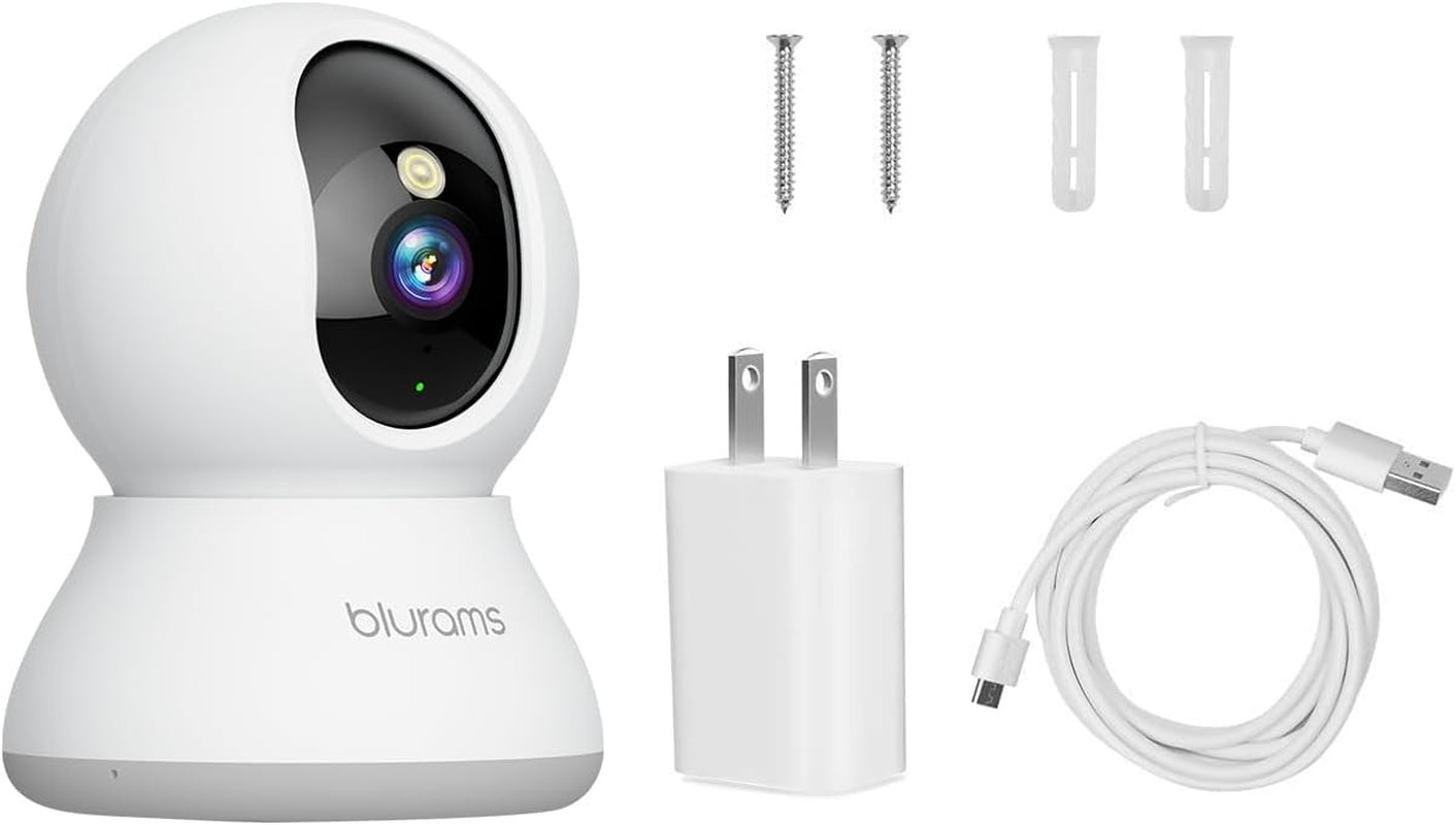 Blurams Pet Camera 2K, Indoor Cameras, Dog Camera, 360° Home Security Cameras, C