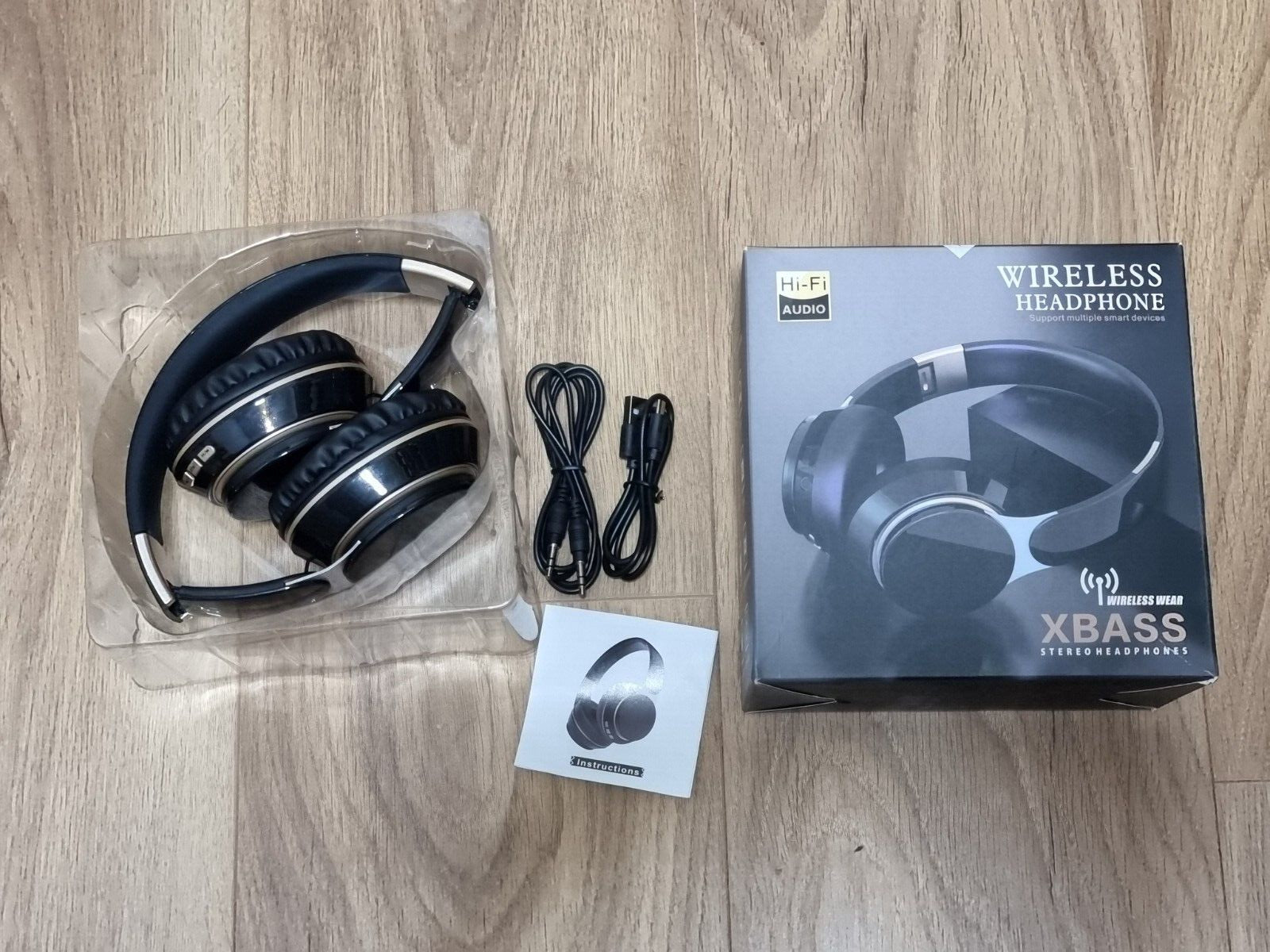 Powerful Bass Wireless over Ear Bluetooth 5.0 Headphones Deep Bass Headset