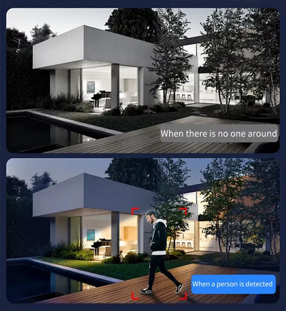 16MP 8K Wifi Security Cameras Four Len Three Screens 10X Zoom PTZ Video Cam Auto Tracking 6K Waterproof Outdoor Surveillance Cam