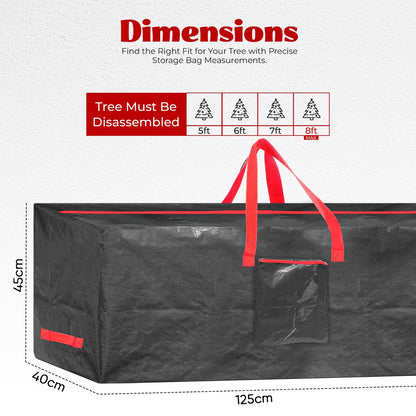 3FT-8FT Christmas Tree Pine Bushy Green Artificial Xmas Tree with Metal Stand UK