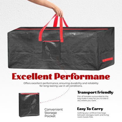 3FT-8FT Christmas Tree Pine Bushy Green Artificial Xmas Tree with Metal Stand UK